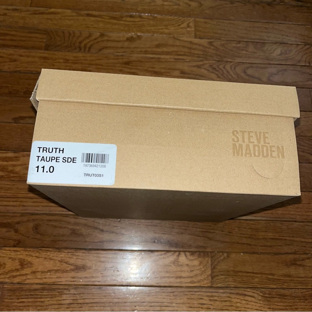 Steve Madden Truthe Platform Pumps Taupe Suede Women’s Size 11 - Picture 13 of 14